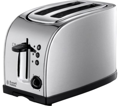 RUSSELL HOBBS Texas 18096 2-Slice Toaster - Stainless Steel RUSSELL HOBBS Texas 18096 2-Slice Toaster - Stainless Steel